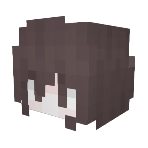 halcoshokun Minecraft avatar head, 3D render