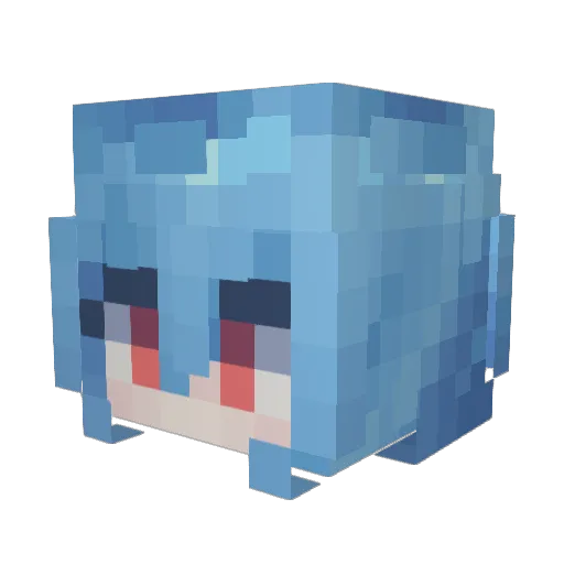 halexxc Minecraft avatar head, 3D render