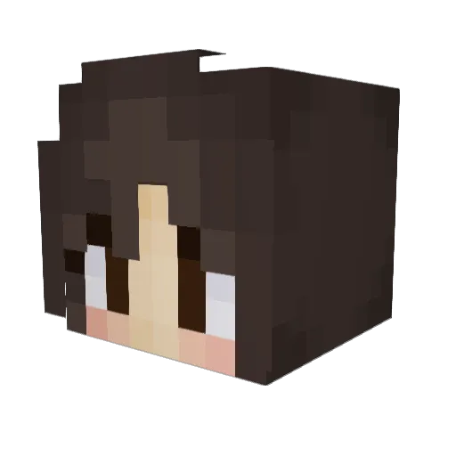 haleycap_ Minecraft avatar head, 3D render