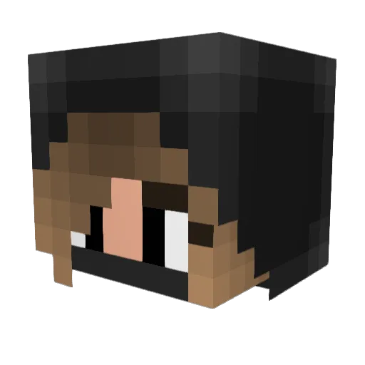 haleyyy0 Minecraft avatar head, 3D render