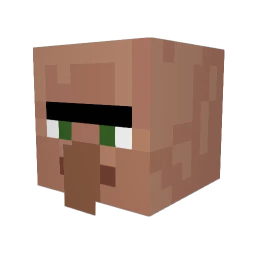 halfnatty62 Minecraft avatar head, 3D render