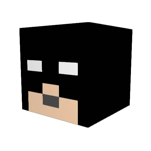 halldjack Minecraft avatar head, 3D render