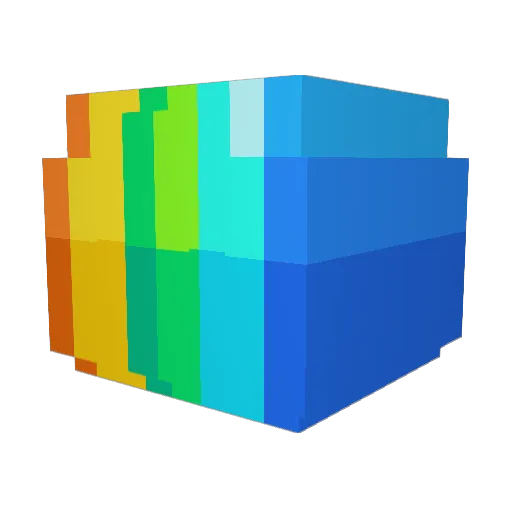 halli69 Minecraft avatar head, 3D render
