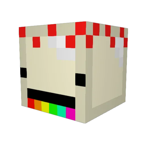 hallikalli44 Minecraft avatar head, 3D render