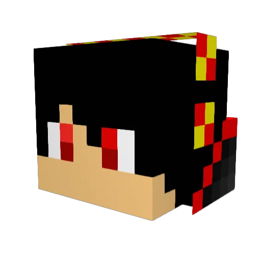hallo5000 Minecraft avatar head, 3D render