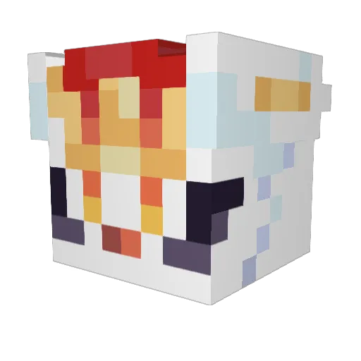 hallokt15 Minecraft avatar head, 3D render