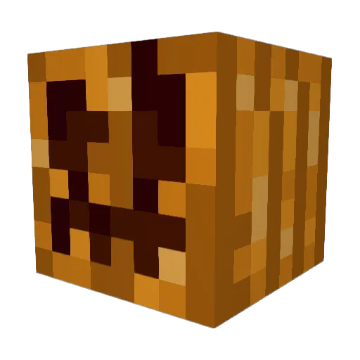 halloweensteve Minecraft avatar head, 3D render