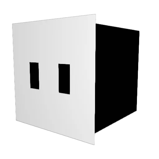 hallucitix Minecraft avatar head, 3D render