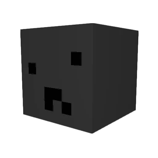 hallwz Minecraft avatar head, 3D render