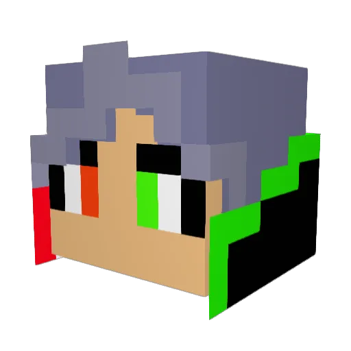 halofan117 Minecraft avatar head, 3D render