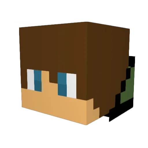 haloguy19989 Minecraft avatar head, 3D render