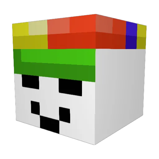 haloinfinte Minecraft avatar head, 3D render
