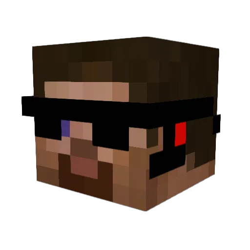 haloman1213 Minecraft avatar head, 3D render