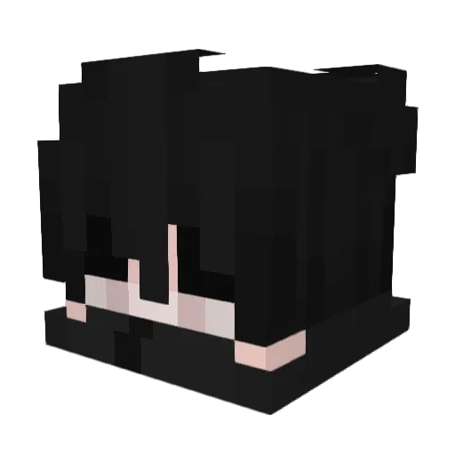 haloosh Minecraft avatar head, 3D render
