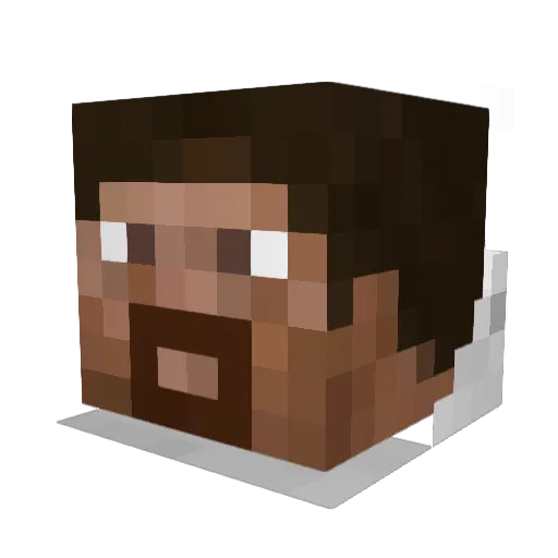 halorocks451 Minecraft avatar head, 3D render