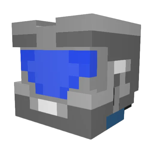 halospartan14 Minecraft avatar head, 3D render