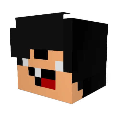 halray71 Minecraft avatar head, 3D render