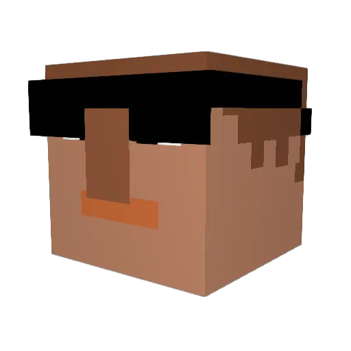 halvar3 Minecraft avatar head, 3D render