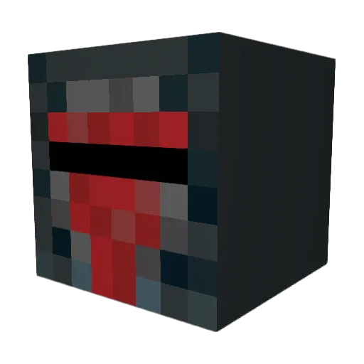 halversam Minecraft avatar head, 3D render
