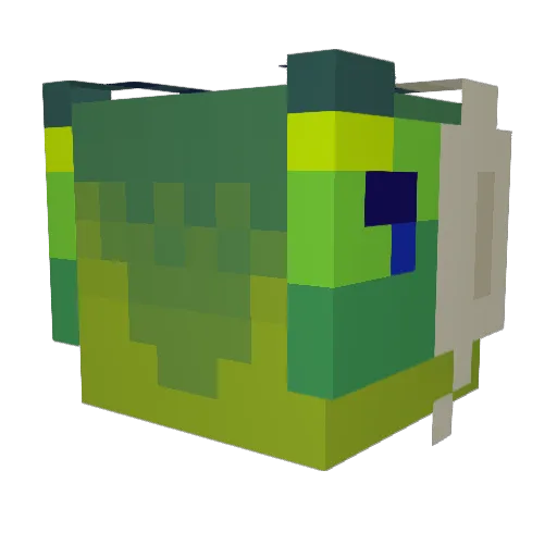 halyomorpha Minecraft avatar head, 3D render