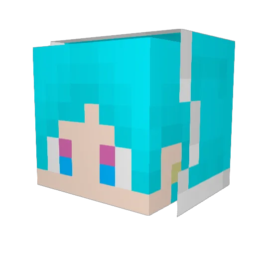 ham2441 Minecraft avatar head, 3D render