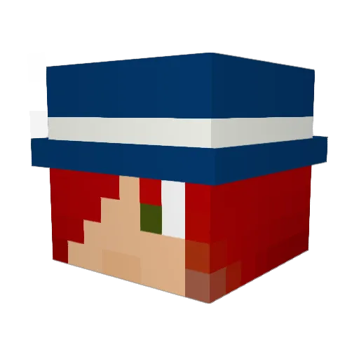 ham562 Minecraft avatar head, 3D render
