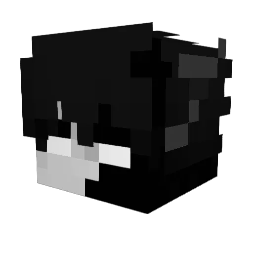 ham86_ Minecraft avatar head, 3D render