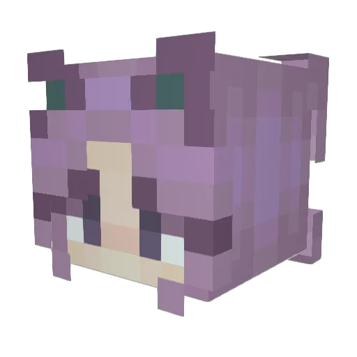 ham_gif Minecraft avatar head, 3D render