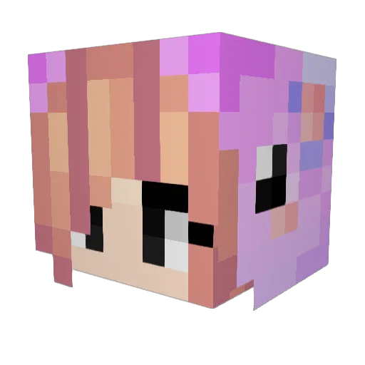 ham_music Minecraft avatar head, 3D render
