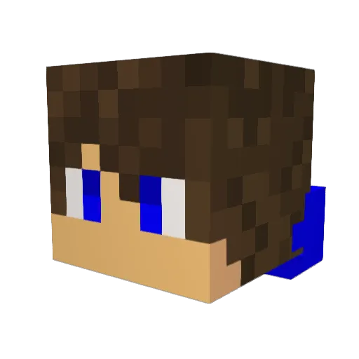 hamad982 Minecraft avatar head, 3D render