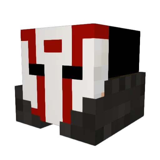 hamad_sr Minecraft avatar head, 3D render