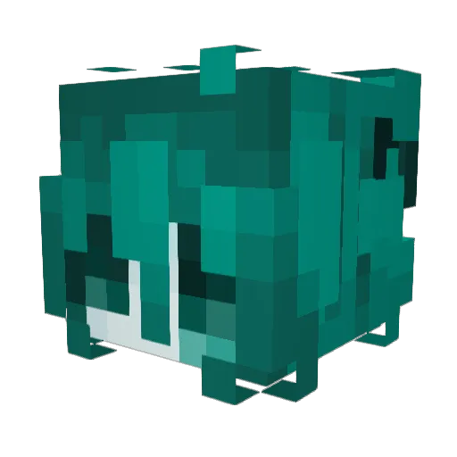 hamburguer8281 Minecraft avatar head, 3D render