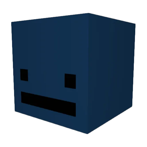 hamcram Minecraft avatar head, 3D render