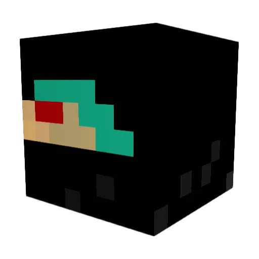 hamere Minecraft avatar head, 3D render