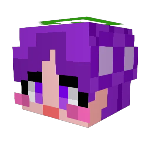 hamf3_ Minecraft avatar head, 3D render