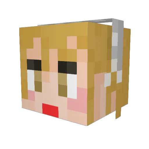 hamhocks Minecraft avatar head, 3D render
