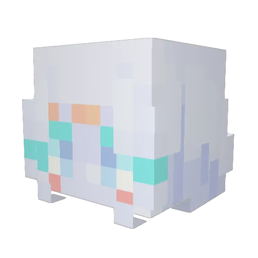 hamkzzz Minecraft avatar head, 3D render