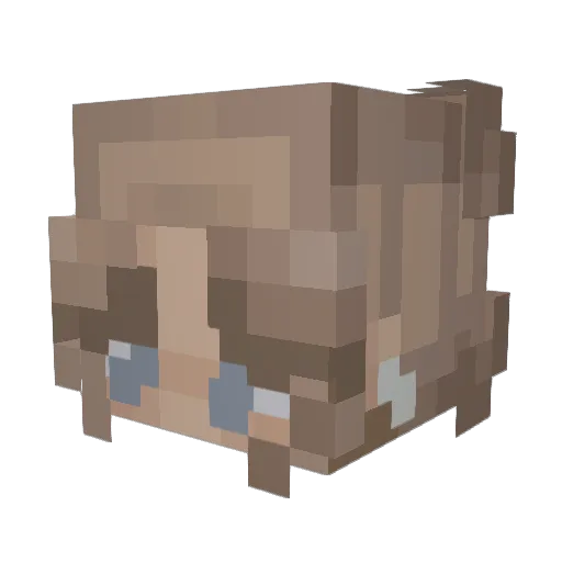 hammapogchamp Minecraft avatar head, 3D render