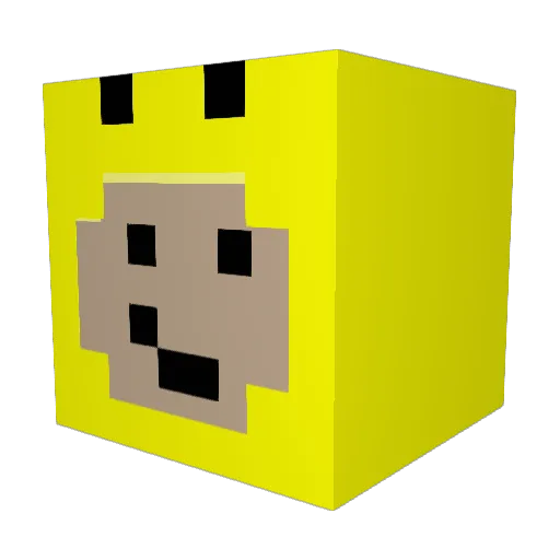 hammer0444 Minecraft avatar head, 3D render
