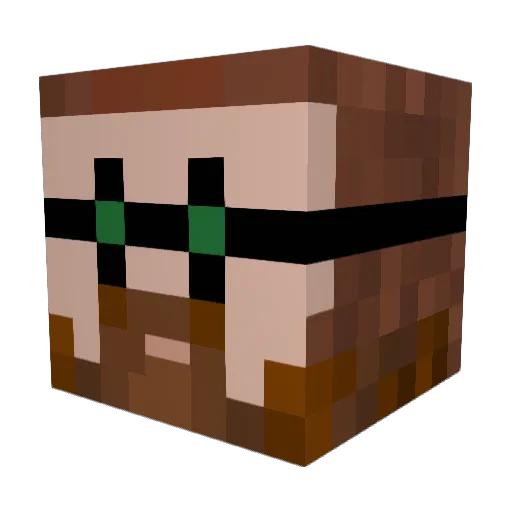 hammerhead_27 Minecraft avatar head, 3D render