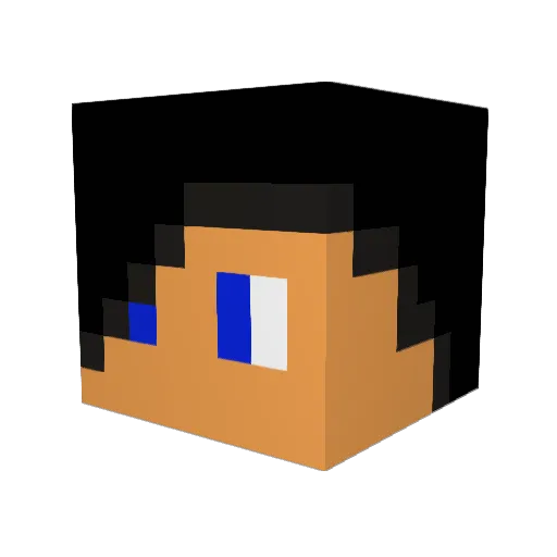 hammond99 Minecraft avatar head, 3D render