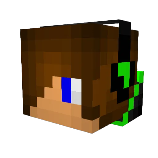 hammoud99 Minecraft avatar head, 3D render