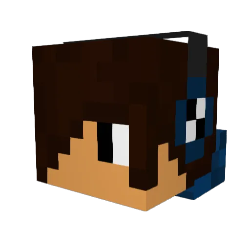 hammy1000 Minecraft avatar head, 3D render