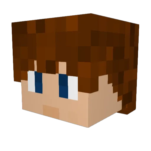 hammy1225 Minecraft avatar head, 3D render