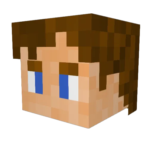 hammybe Minecraft avatar head, 3D render