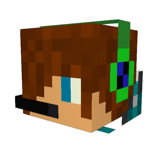 hammydown123 Minecraft avatar head, 3D render
