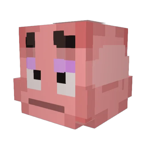 hammyhamster2 Minecraft avatar head, 3D render