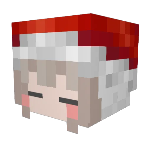 hamnimo_ Minecraft avatar head, 3D render