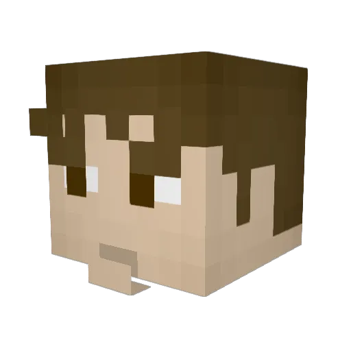 hamodykiller22 Minecraft avatar head, 3D render