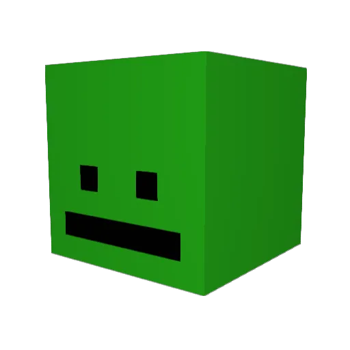 hamonYT Minecraft avatar head, 3D render